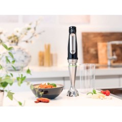 MultiQuick 7 Stabmixer MQ 7000X - Powerful 1000W Black Stainless Steel Hand Blender for Effortless Cooking